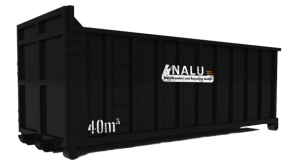 40 m³ 
Abrollcontainer Länge: ca. 7,00 m Breite: ca. 2,30 m Höhe: ca. 2,45m